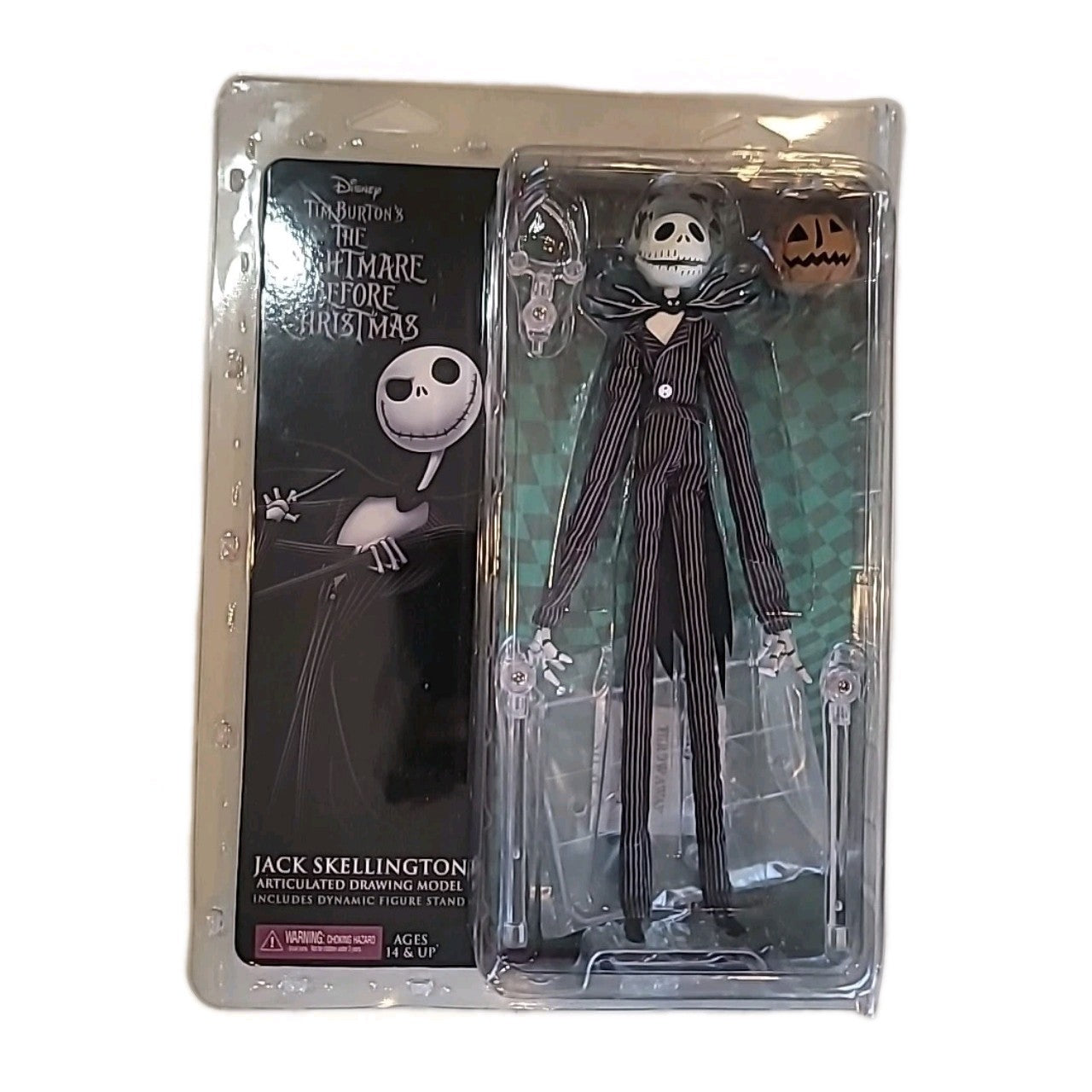 NECA NIGHTMARE BEFORE CHRISTMAS JACK SKELLINGTON WITH PUMPKIN 9” FIGURE 
