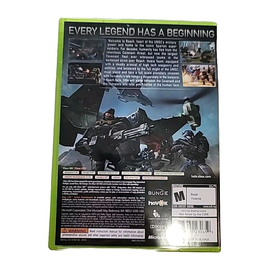 Halo: Reach (Xbox 360, 2010)