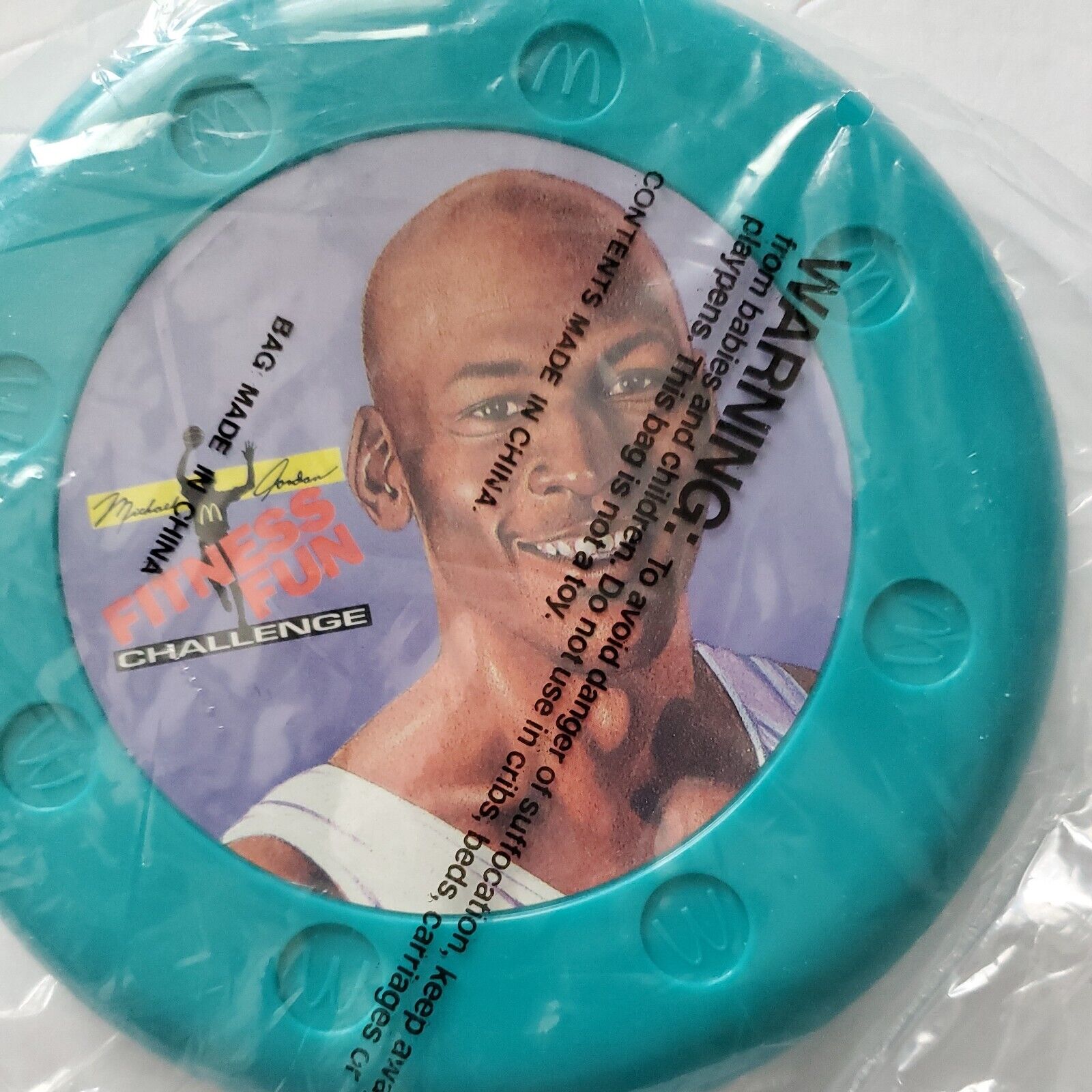 McDonalds 1991 Fitness Fun Michael Jordan Frisbee MIB Brand New