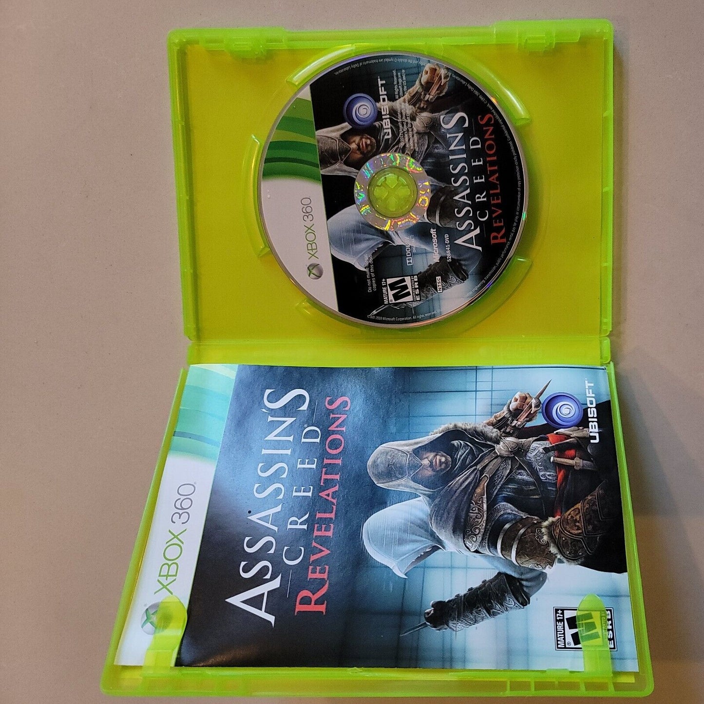 Assassin's Creed: Revelations (Microsoft Xbox 360, 2011) Complete w/ Manual BB3