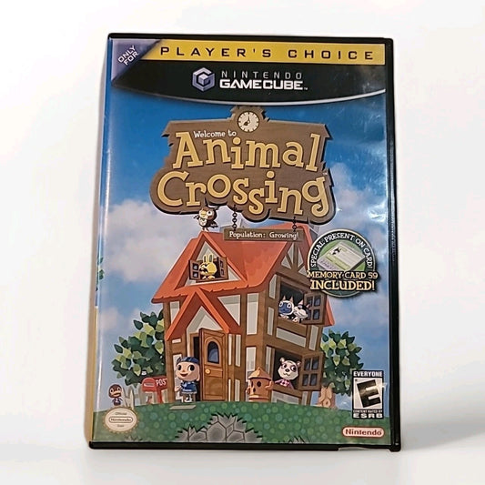 Animal Crossing (Nintendo GameCube) CIB Complete With Memory Card / Manual