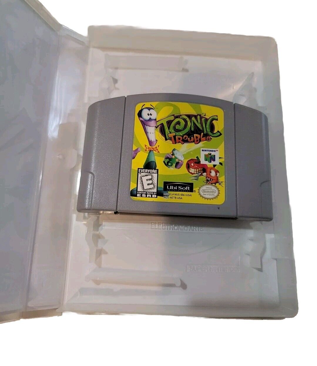 Tonic Trouble (Nintendo 64 N64, 1997) Authentic Cart and Game Case