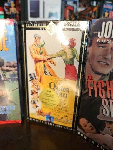 7 John Wayne VCR VHS Tapes - New Sealed Brand NEW