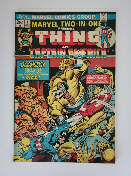 MARVEL COMICS   MARVEL TWO-IN-ONE  #4    FREE SHIPPING