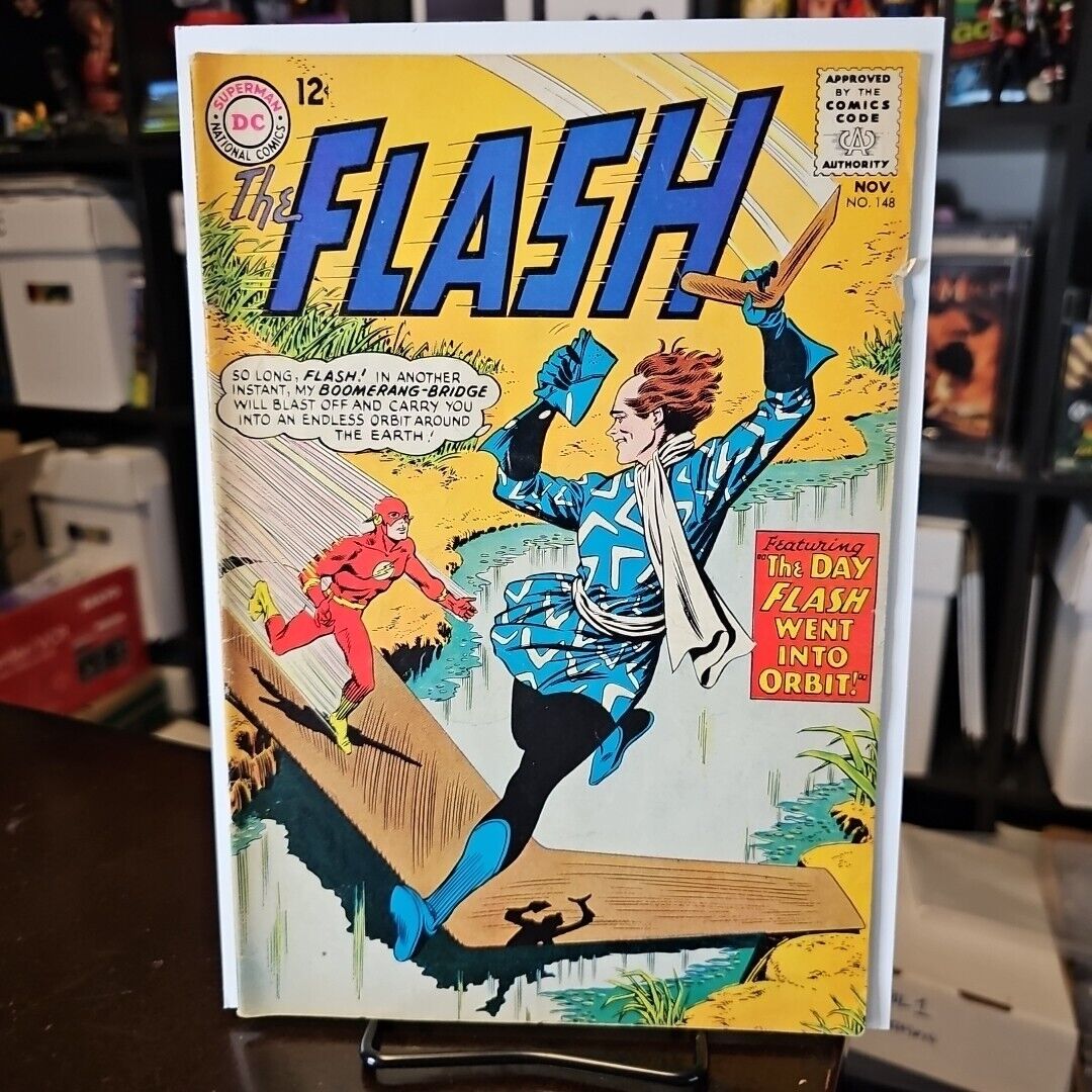 The Flash 148 Silver Age DC 1964 Carmine Infantino Captain Boomerang Cover