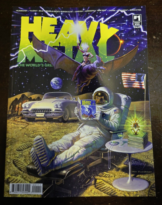 Heavy Metal Magazine #1 Cover A Hildebrandt First Print 2025