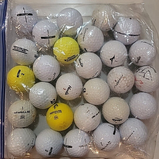 28 Miscellaneous Assortment of Golf Balls