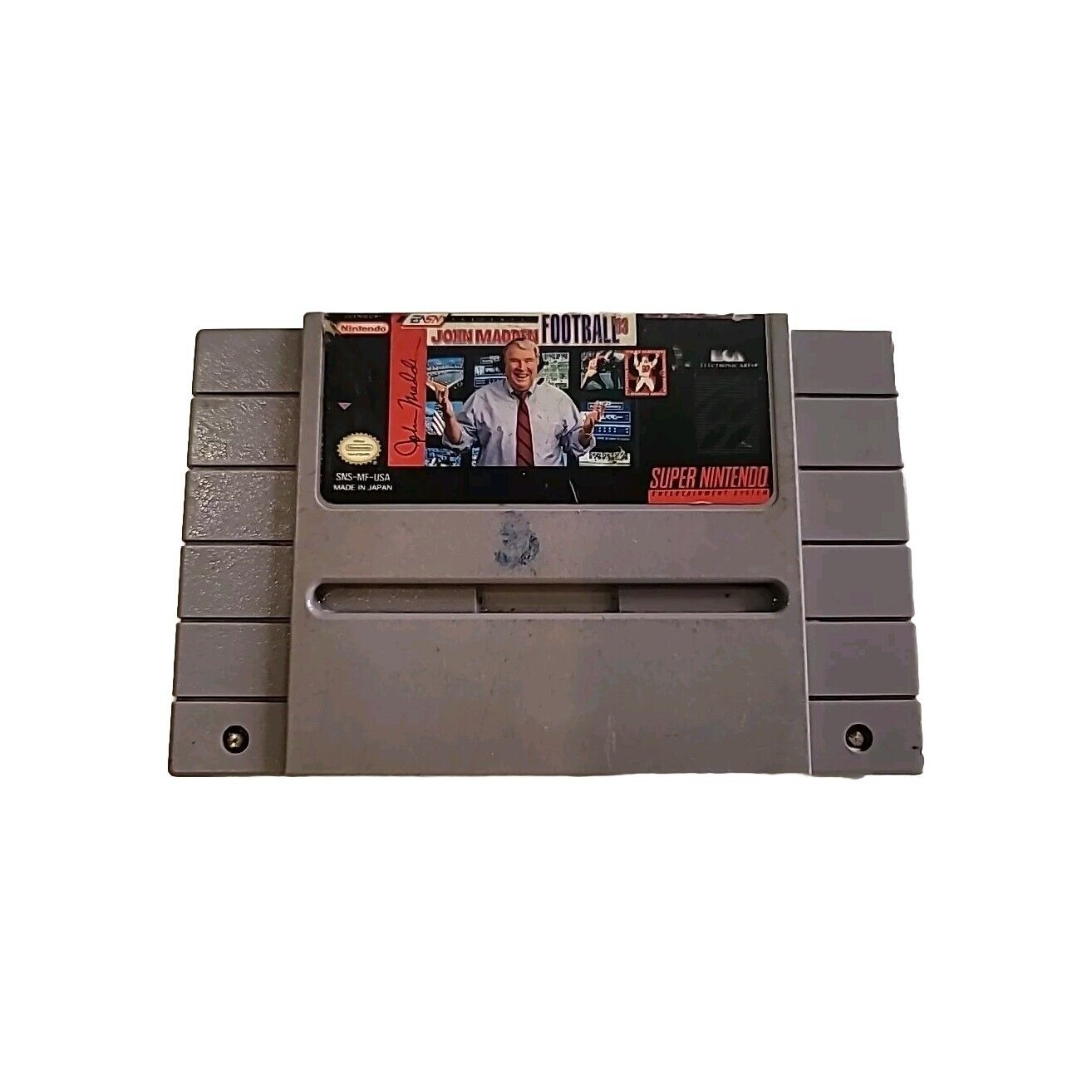 John Madden Football 93 (Super Nintendo SNES) Tested Video Game Cart Only