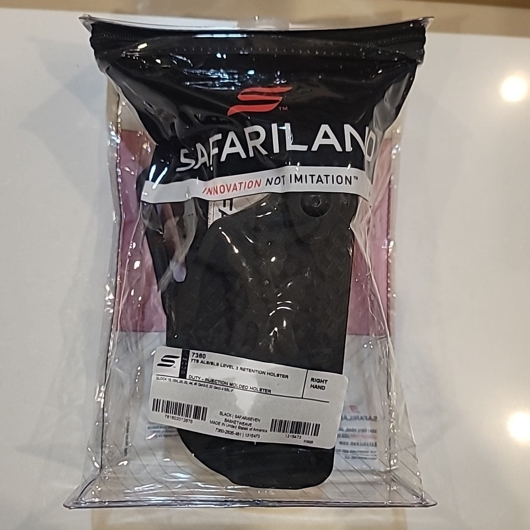 Safariland 7360 7TS ALS/SLS, Level III Retention Duty Injection Molded Holster