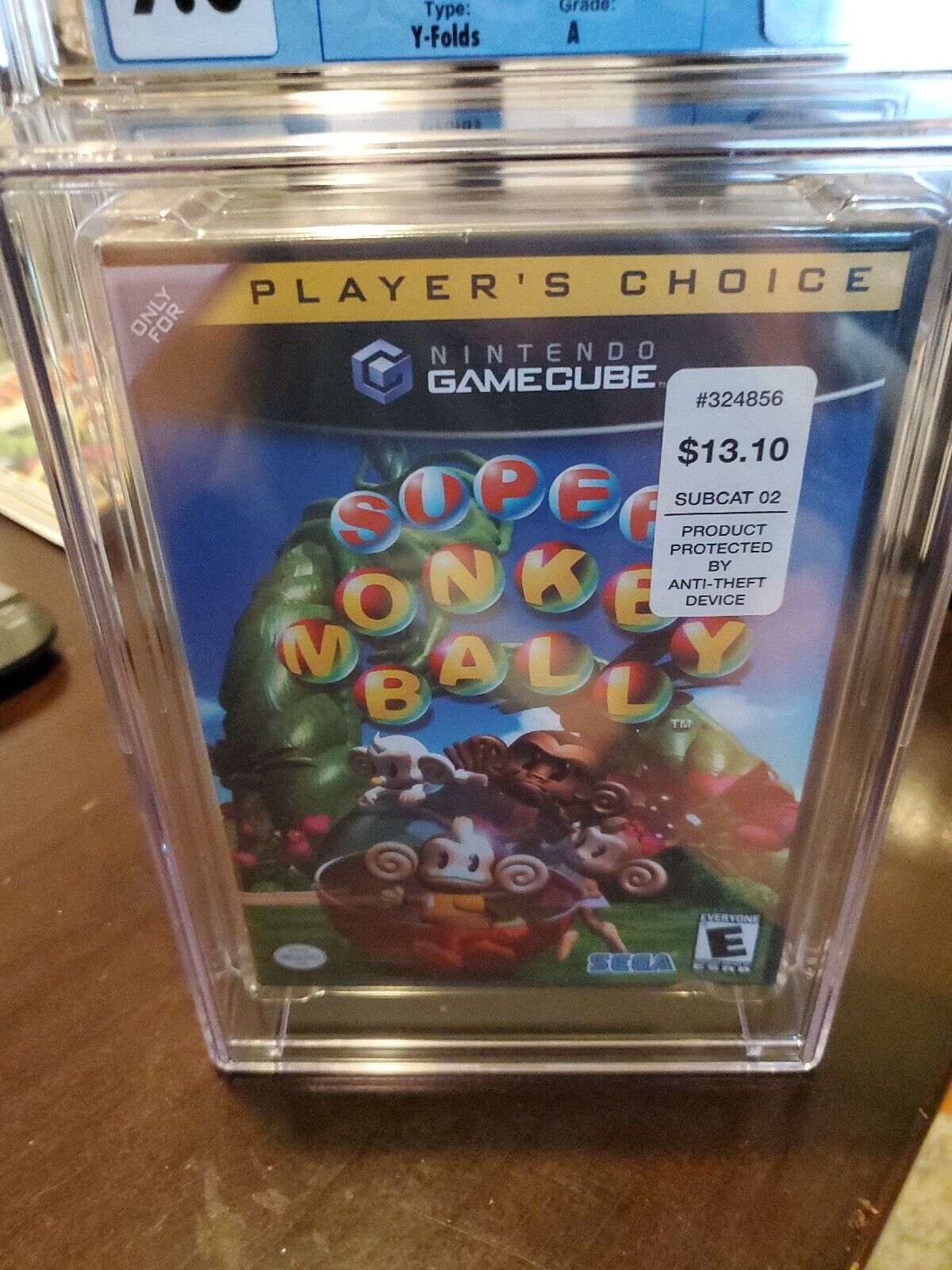 Super Monkey Ball Nintendo GameCube WATA CGC 9.0 A Seal FACTORY SEALED VGA