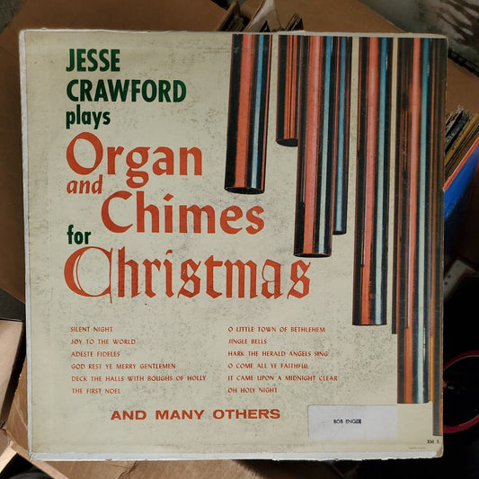 Jesse Crawford Christmas On The Organ And Chimes Vinyl Record LP Vintage 