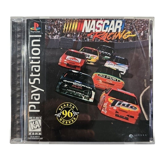 Nascar Racing Sony Playstation 1 1996 PS1 Complete Registration Tested Rare CIB