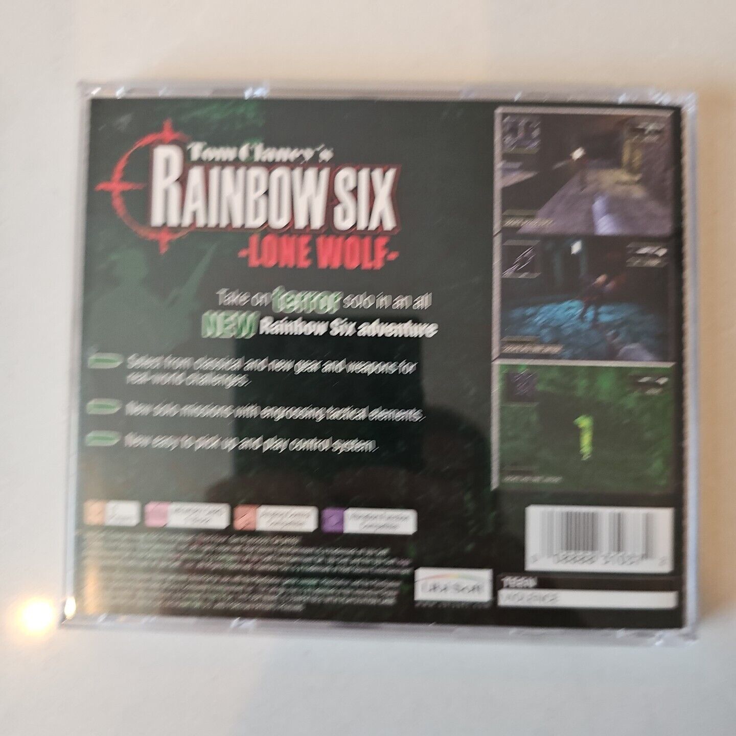 Tom Clancy's Rainbow Six: Lone Wolf Sony PlayStation 1 PS1 2002 Tested