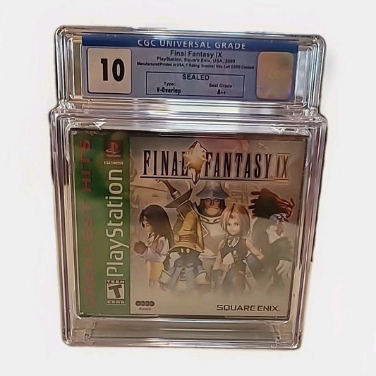 CGC Graded PERFECT 10 A++ SEALED Final Fantasy IX Greatest Hits (PS1) 
