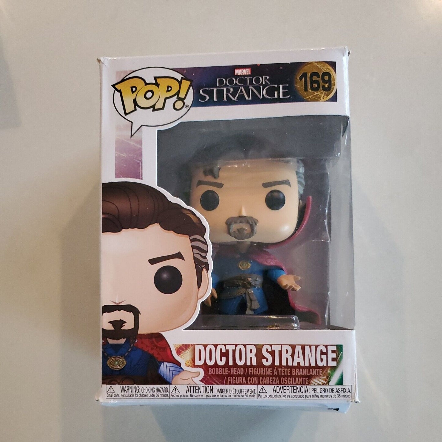 FUNKO POP! MARVEL: Dr. Strange - Dr. Strange [New Toy] Vinyl Figure Box Dents