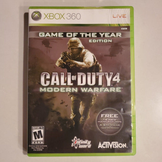 Call of Duty 4 Modern Warfare -- Game of the Year Edition Microsoft Xbox 360 SB1