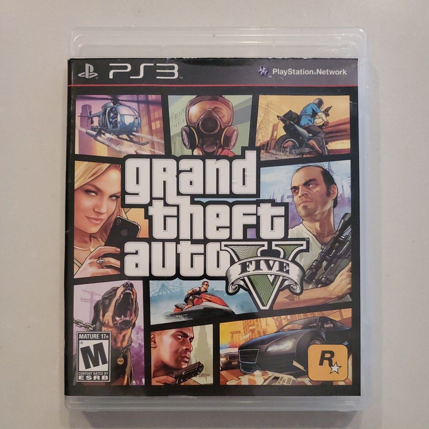 Grand Theft Auto V (Sony PlayStation 3, 2013) GTA 5 No Game- Manual & map SB12