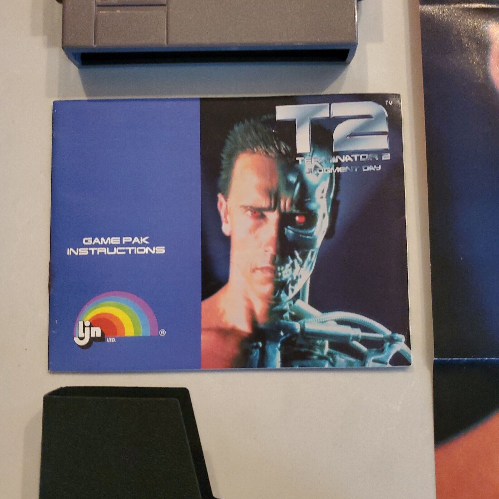 Terminator 2 T2 Judgement Day (Nintendo Nes) with Manual and Poster Authentic !