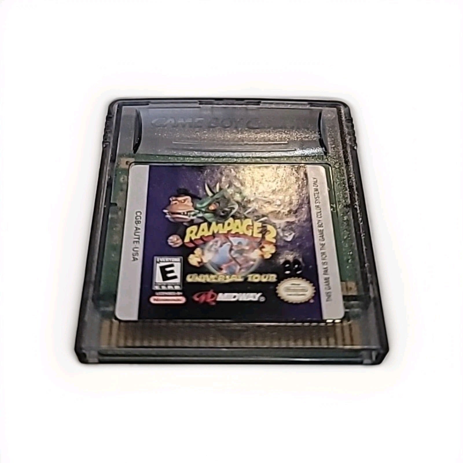 Rampage 2: Universal Tour Nintendo Game Boy Color Cartridge Only Tested & Works!