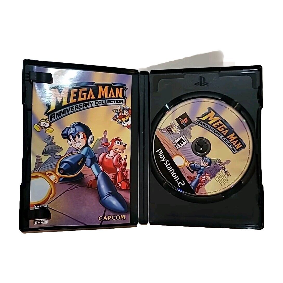 Mega Man Anniversary Collection - PS2 -  (Sony PlayStation 2, 2004) - Complete