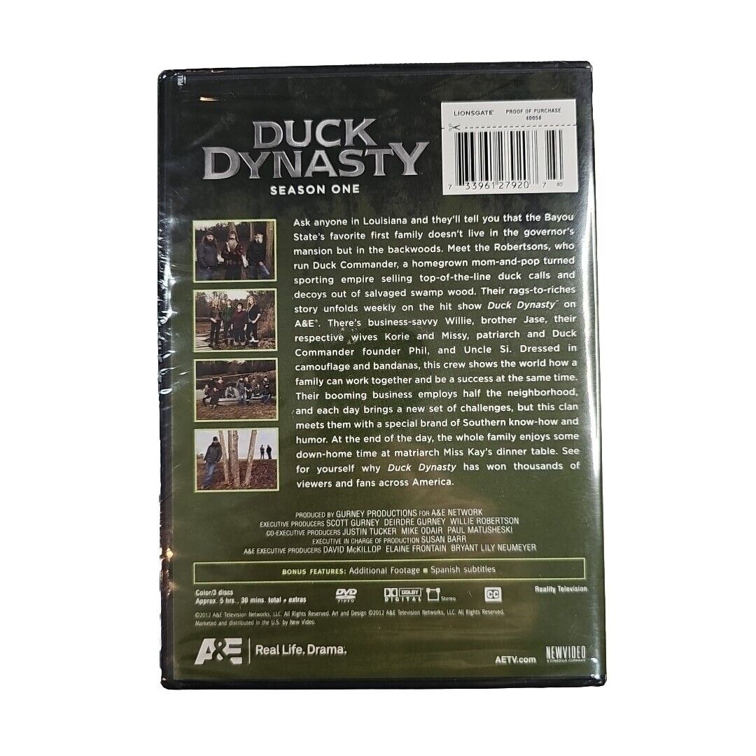 Duck Dynasty Season One 1 (DVD, 3-Disc Set) BRAND NEW! SEALED! FREE SHIPPING!