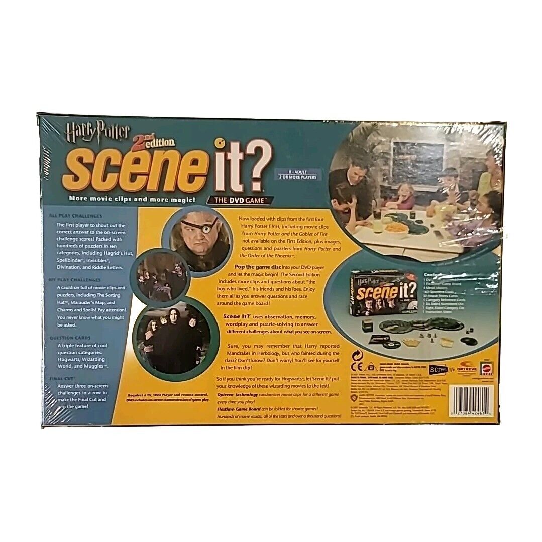 SCENE IT : Harry potter 2nd edition Board Game