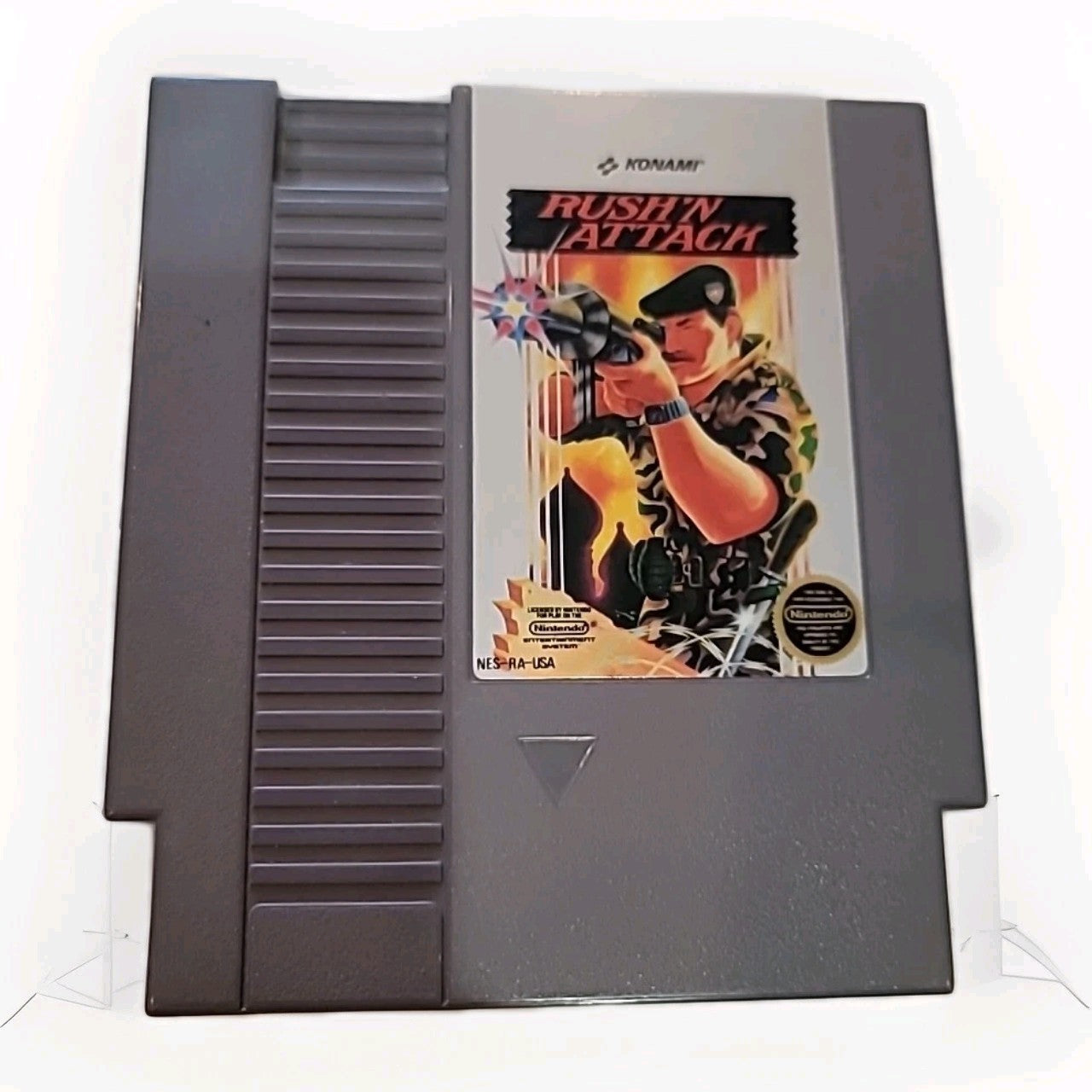 Rush'n Attack (Nintendo NES, 1987) Authentic Cartridge Tested & Working