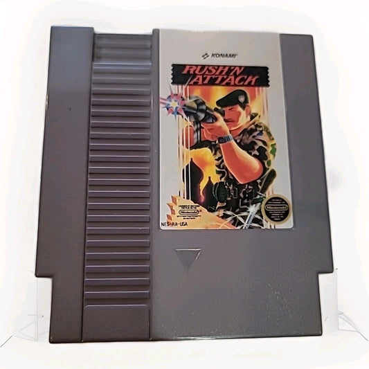 Rush'n Attack (Nintendo NES, 1987) Authentic Cartridge Tested & Working