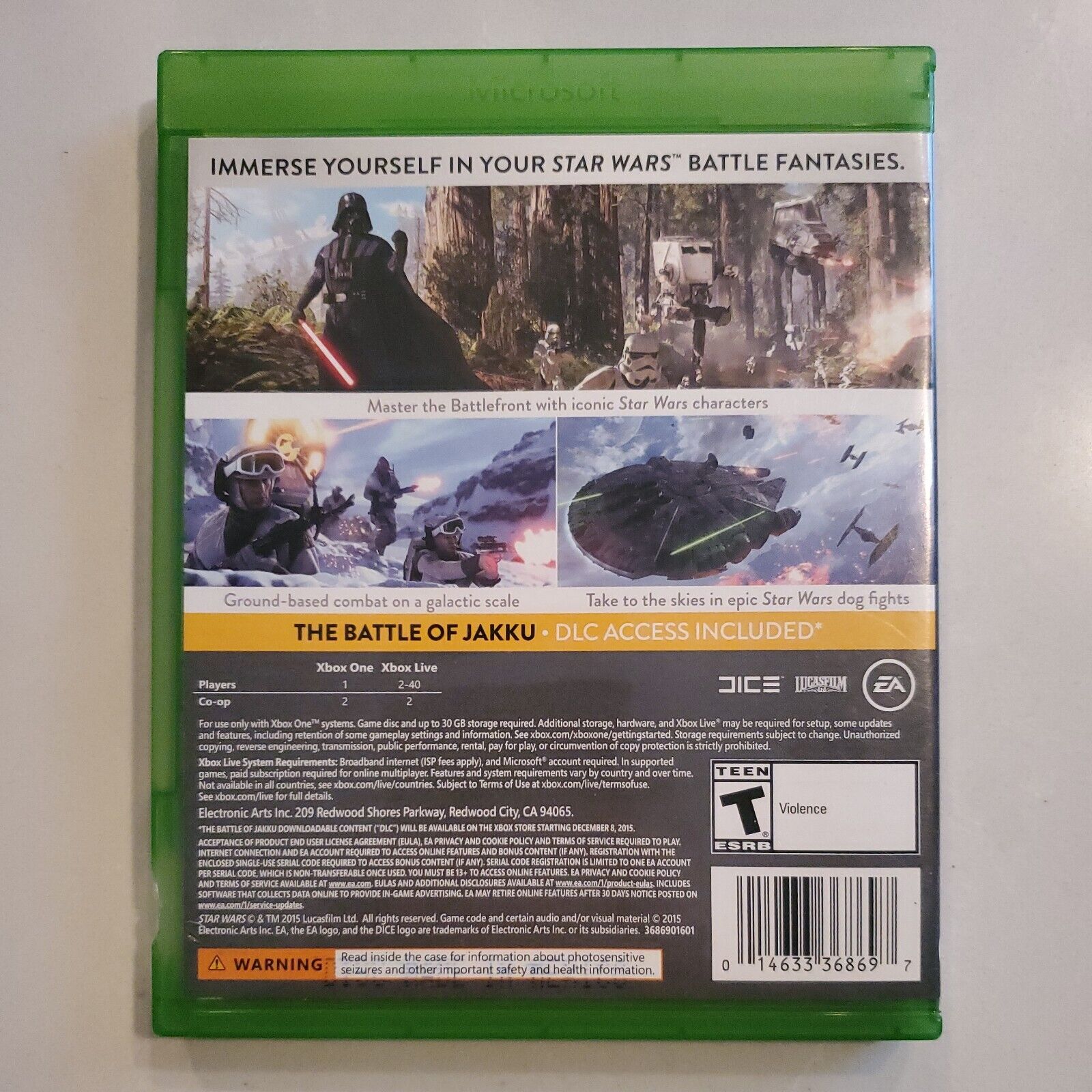 Used - Star Wars: Battlefront (Microsoft Xbox One, 2015) SB8