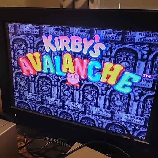 Kirby's Avalanche (Super Nintendo, 1995) AUTHENTIC, TESTED!!