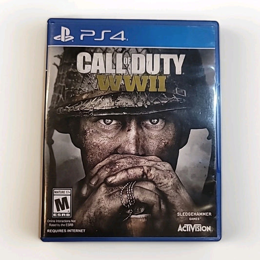 Call of Duty WWII COD World War 2 Sony PlayStation 4 PS4 WORKING