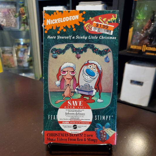 Ren and Stimpy Have Yourself A Stinky Little Christmas - VHS (1993, Nickelodeon)