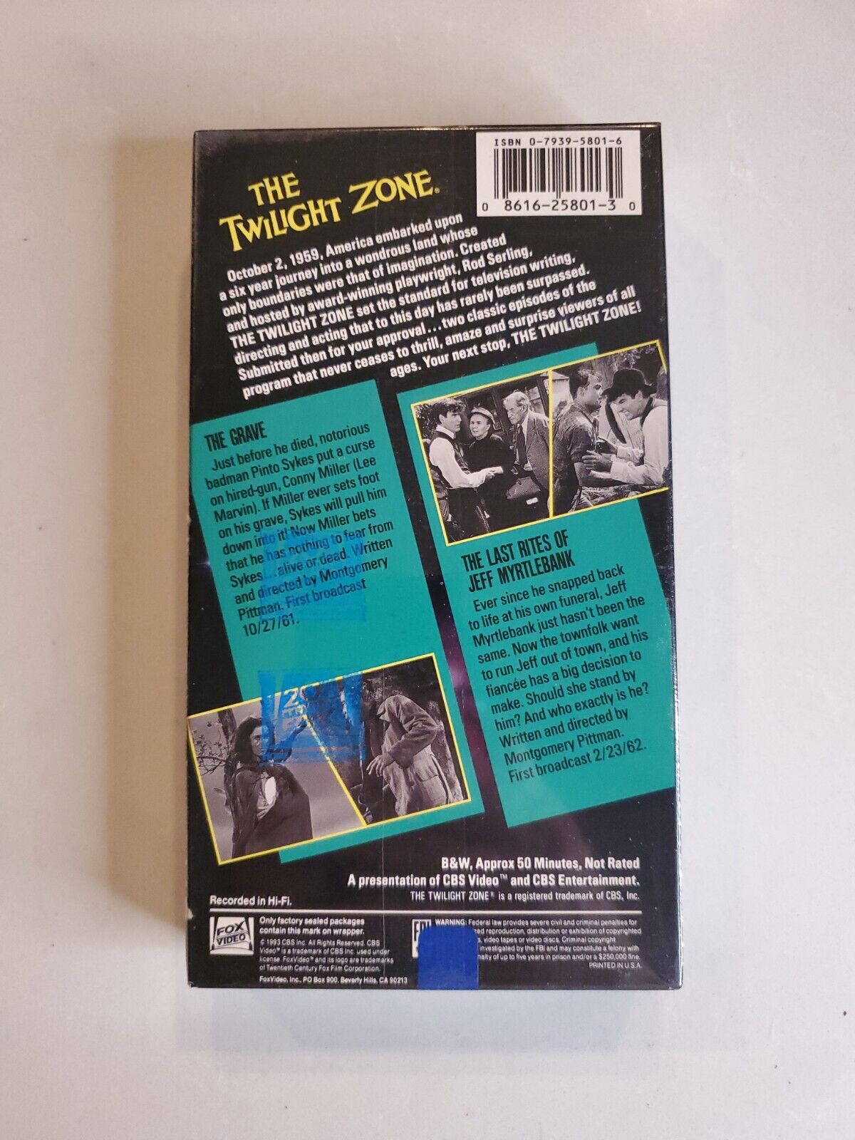 The Twilight Zone VHS volume 14 1993 The grave The last rites Sealed New