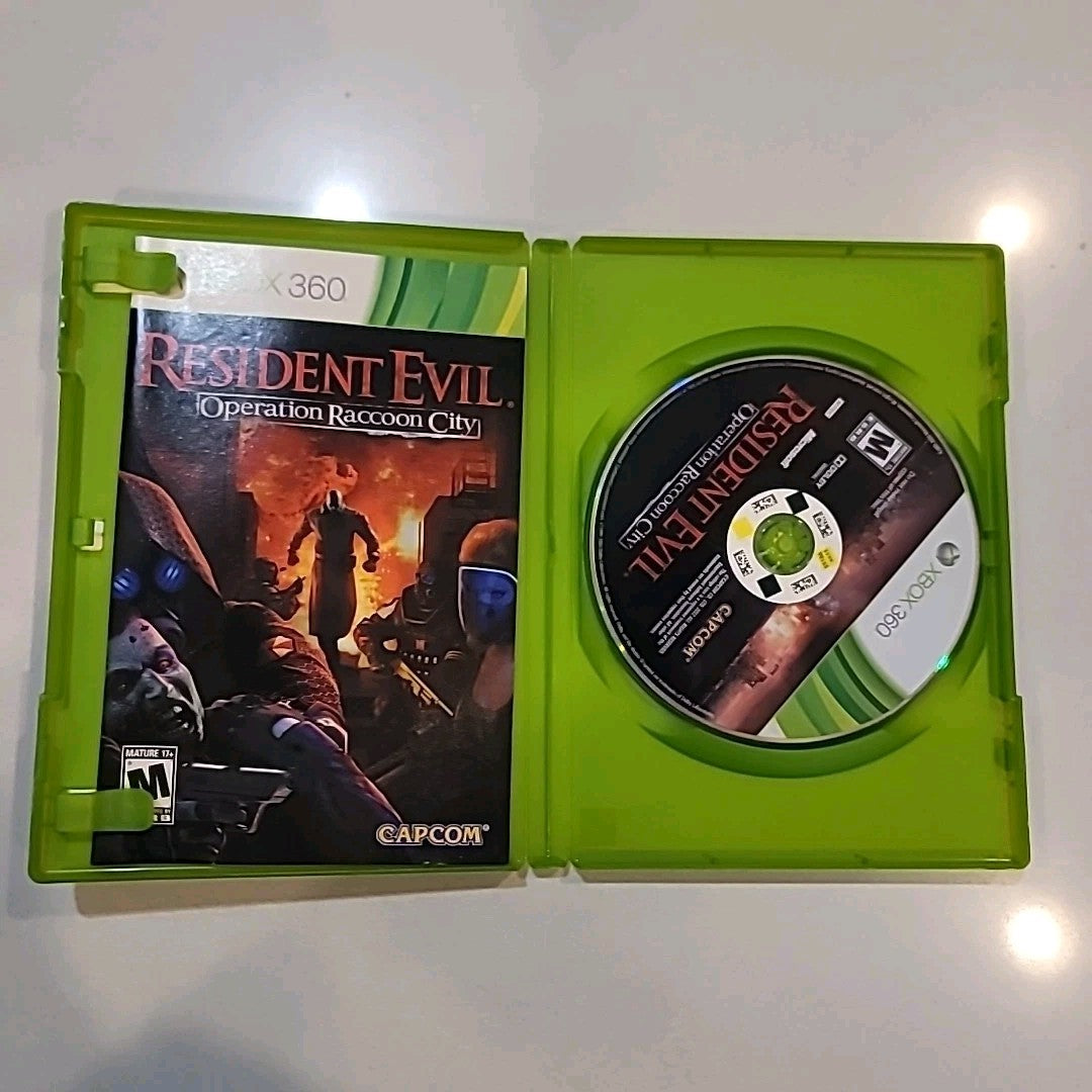Microsoft Xbox 360 Resident Evil Operation Raccoon City 2012 CIB 