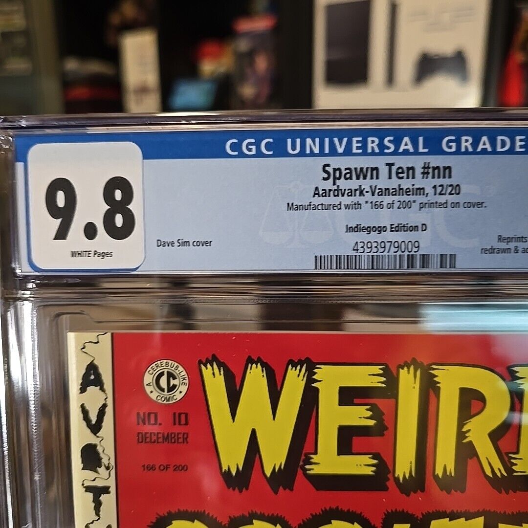 SPAWN 10 (TEN) REMASTERED WEIRD SOCIETY INDIGOGO (#/200) CGC 9.8