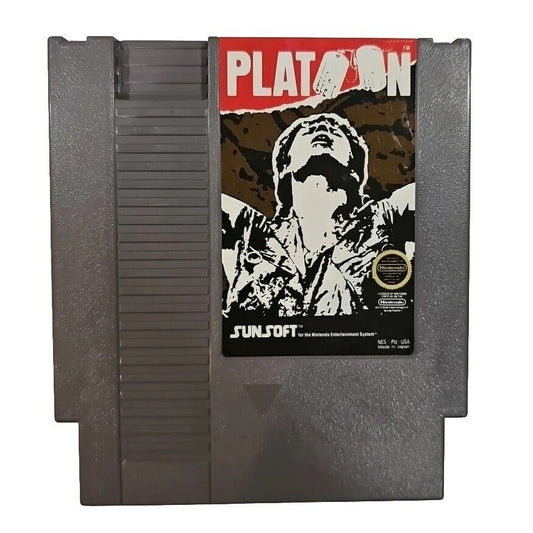 Platoon Nintendo NES Cart Only Great Shape Tested 