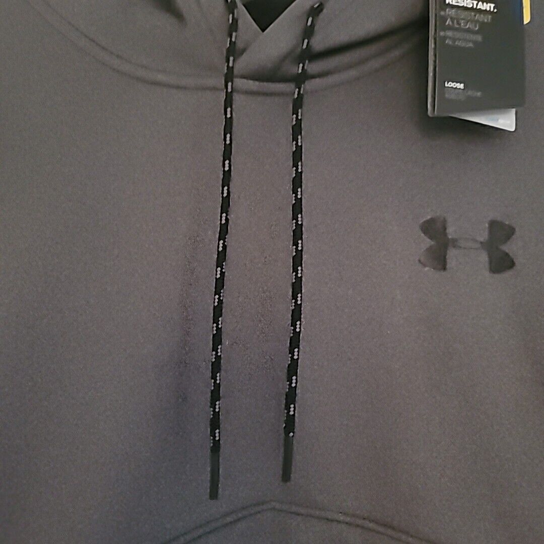 Under Armour Storm 1 Hoodie Mens Large Gray Loose Athletic Pullover 