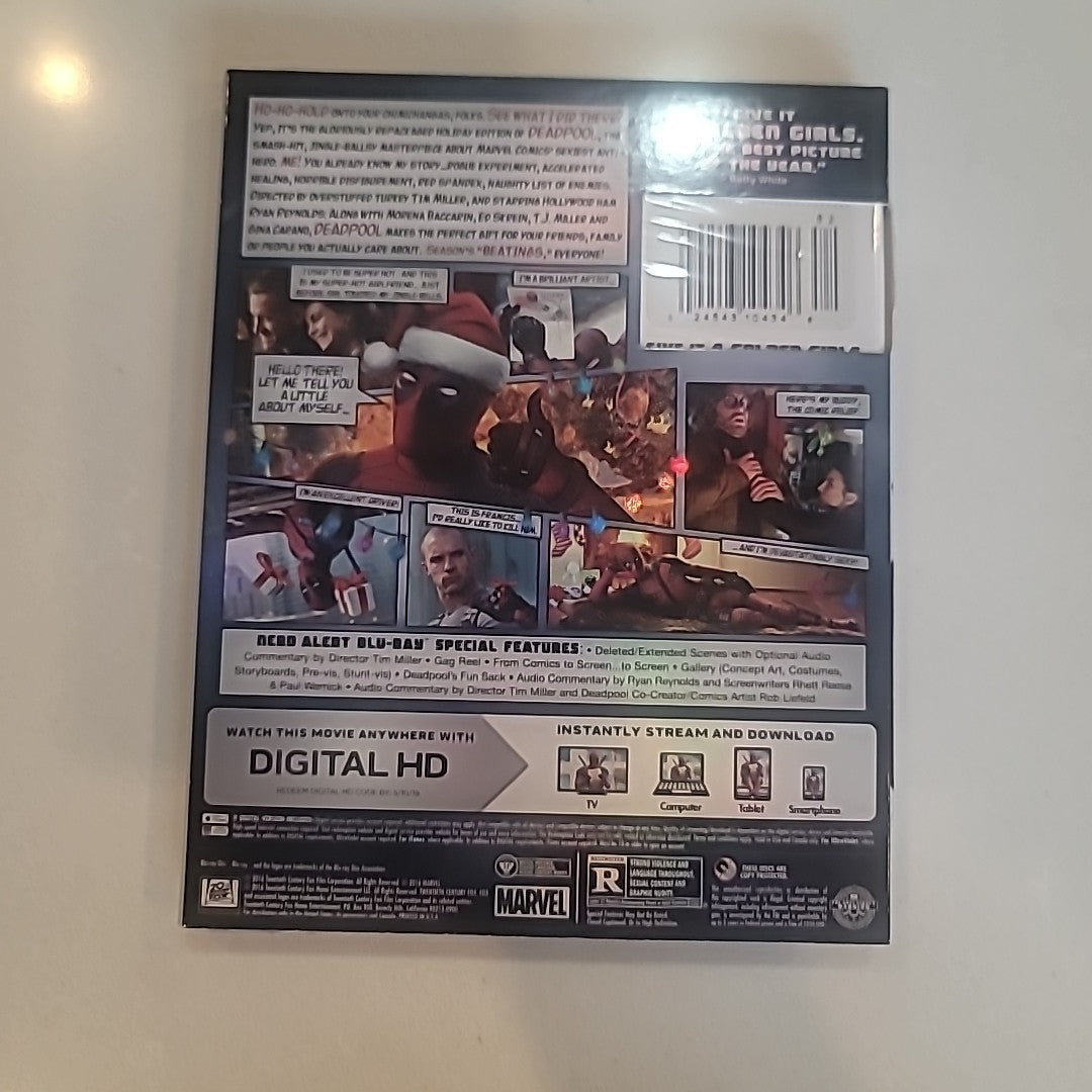 DEADPOOL (2016 DVD•Blu-ray) Holiday Photo Card •Slipcover•Walmart Exclusive