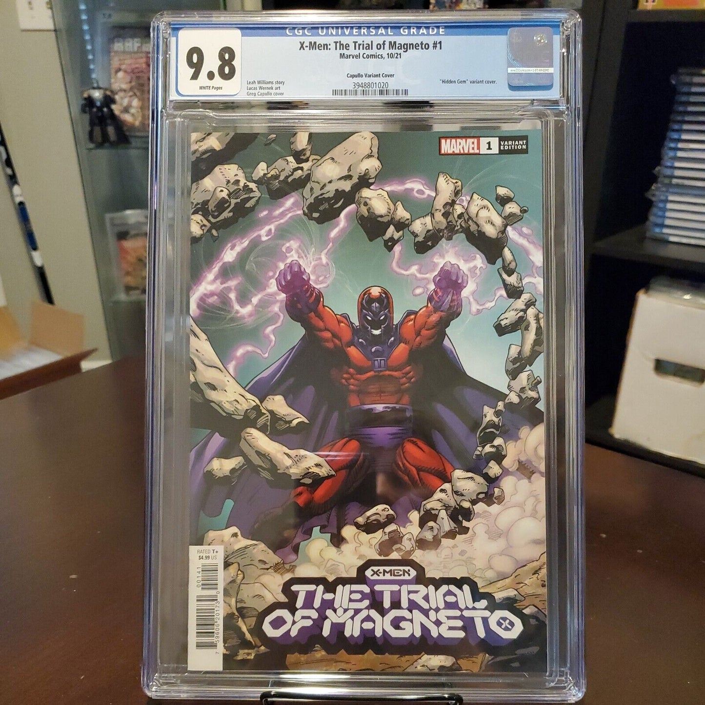 X-Men: The Trial of Magneto #1 Greg Capullo 1:50 Variant CGC 9.8