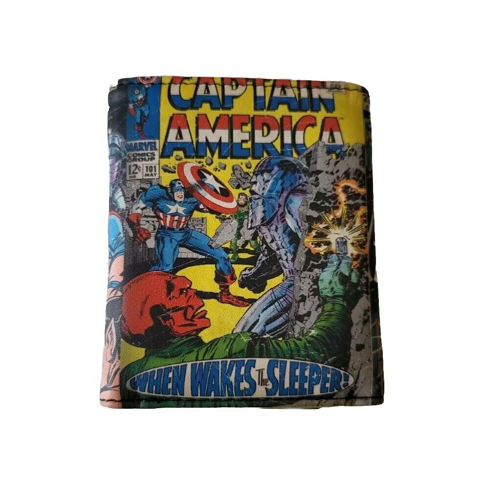 MARVEL COMICS Wallet Hero Captain America TRIFOLD 