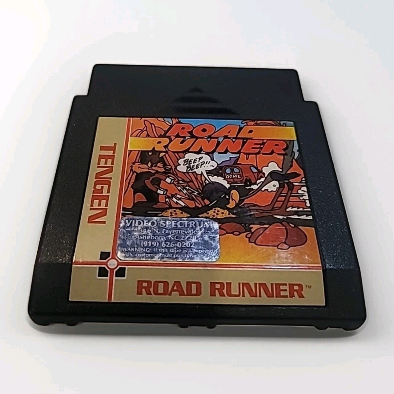 TENGEN ROAD RUNNER GAME CARTRIDGE FOR NINTENDO NES SYSTEM 