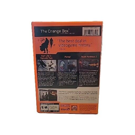 THE ORANGE BOX PC DVD WIN HALF LIFE 2 TEAM EPISODE TWO FORTRESS 2 PORTAL STEAM