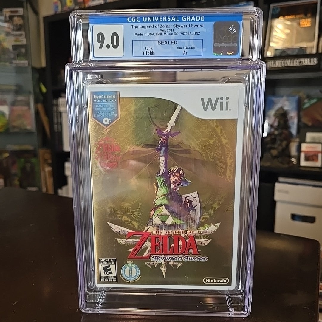 The Legend of Zelda: Skyward Sword 9.0 A+ CGC Nintendo Wii sealed
