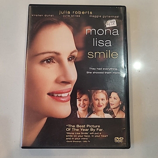 Mona Lisa Smile (DVD, 2004) Drama, Romance, Julia Roberts, Julia Stiles