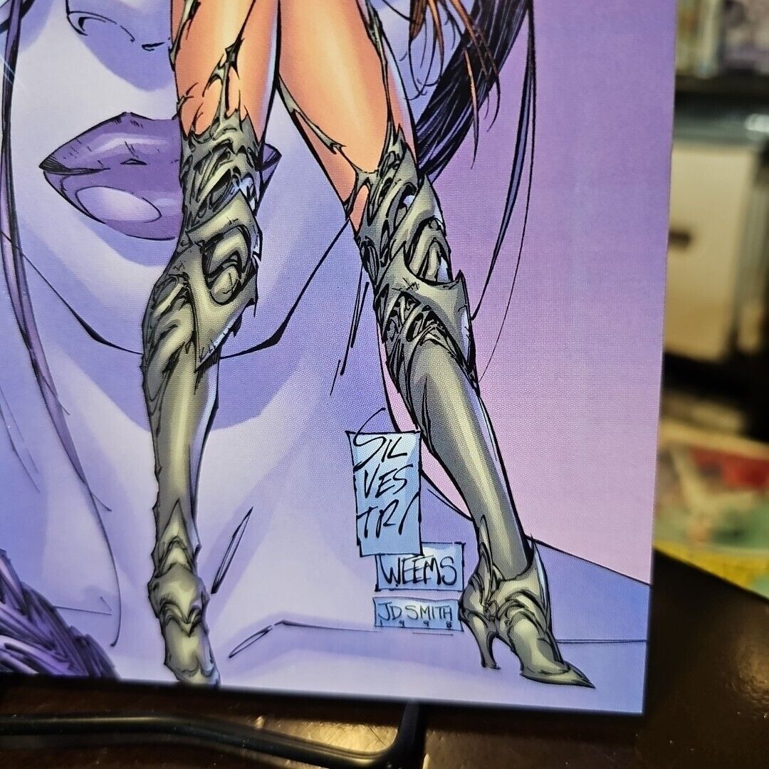 Witchblade Tomb Raider 1 1st Lara Croft Image / Silvestri Variant / 1998 NM