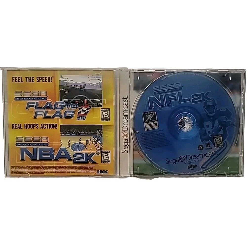 NFL 2K (Sega Dreamcast, 1999) CIB