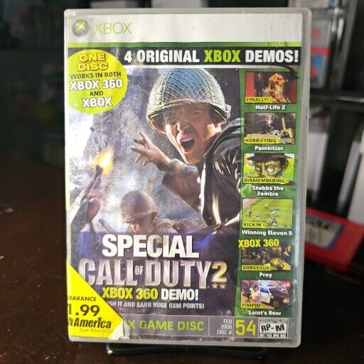 Official Xbox Magazine Demo Disc 54(Microsoft Xbox, 2006) (Call Of Duty 2)