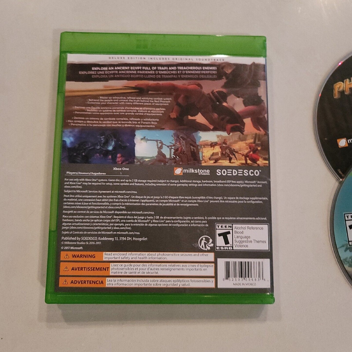 Pharaonic: Deluxe Edition (Microsoft Xbox One, 2017) Comes W Soundtrack Soedesco