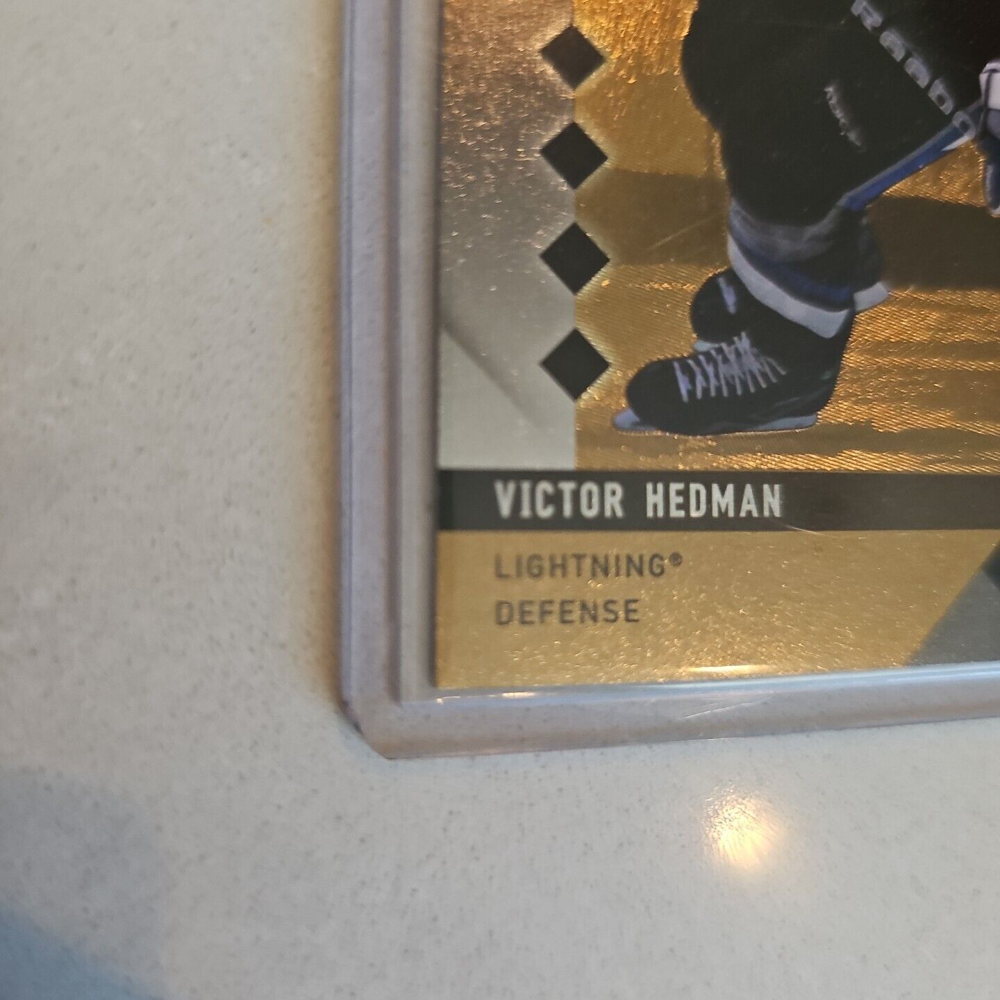 2009-10 UD Black Diamond Rookie Gems GOLD Victor Hedman 07/10 RC Quad Diamond