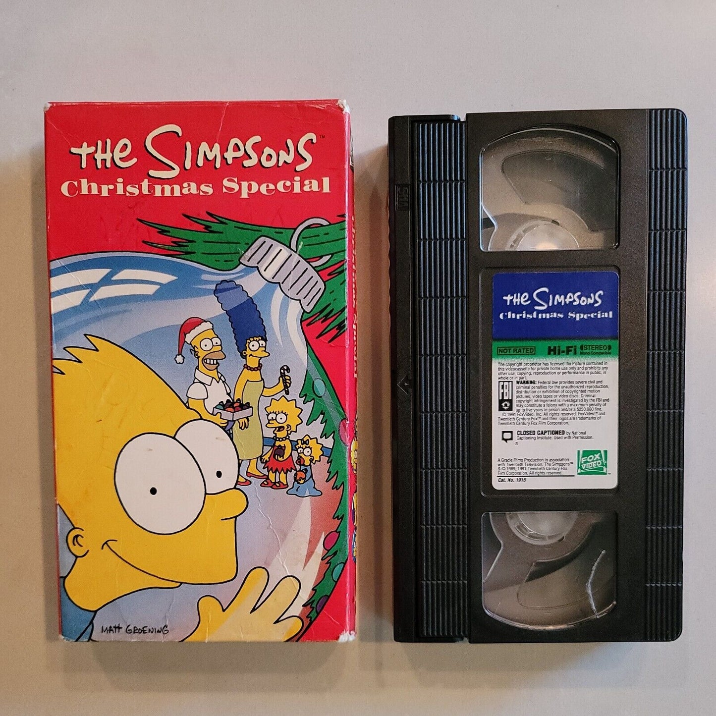 The Simpsons Christmas Special (VHS, 1991) SB10